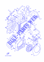 RADIATEUR / SLANG voor Yamaha MAJESTY S 125 2014