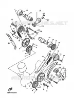 NOKKENAS / KETTING voor Yamaha XV1100 1994