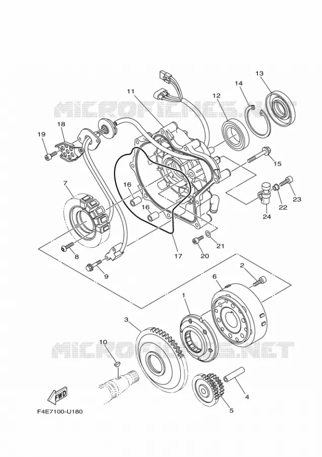 GENERATOR Yamaha Waverunner 1800 2021 GP  GP1800B-W