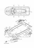GUNWALE & MAT voor Yamaha VX DELUXE 2021