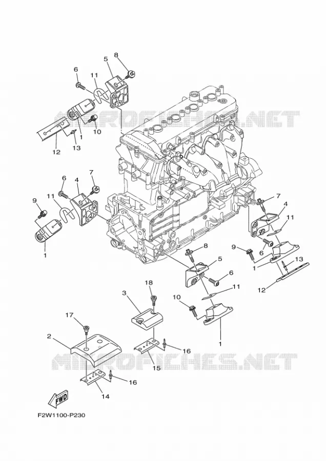 MOTOSTEUN Yamaha Waverunner 1800 2021 GP  GP1800A-W