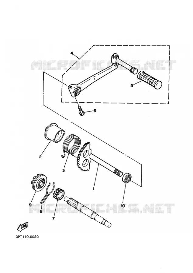 STARTMOTOR Yamaha MOTO 50 2022 PW  PW50
