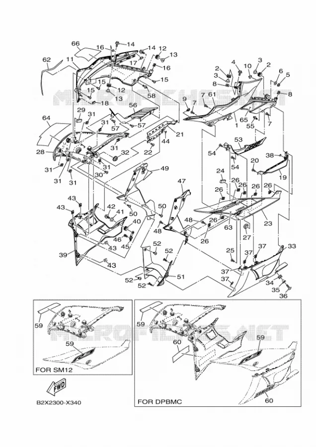 KAP 1 Yamaha MOTO 300 2022 R3  YZF320-A