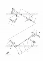 SCHAKEL STANG / PEDAAL voor Yamaha YZF 250 2022