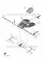 ACHTERBRUG voor Yamaha YZF-R1 2022