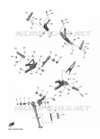 STANDAARD / VOETSTEUN voor Yamaha YZF-R1 2022