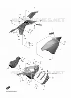 DEKSEL 4 voor Yamaha YZF-R1 2022