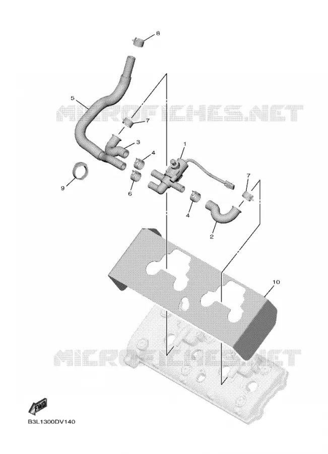 AIR INDUCTION SYSTEM AIS Yamaha MOTO 1000 2022 R1  YZF1000