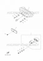 ACHTERLICHT voor Yamaha TRACER 7 2022