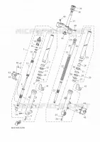 VOORVORK voor Yamaha TRACER 7 2022