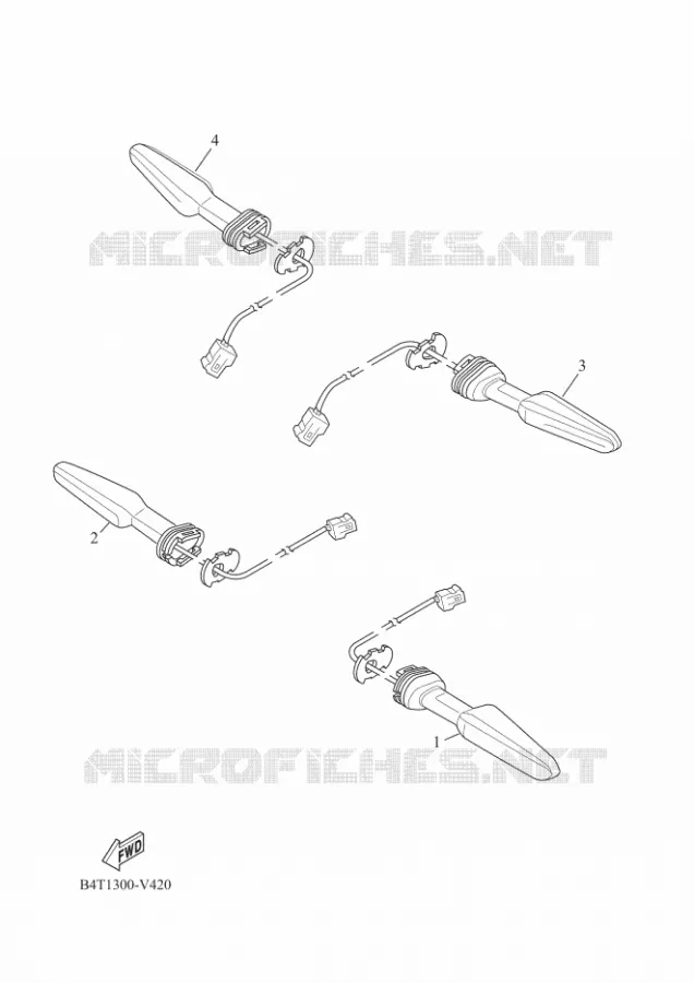 KNIPPERLICHT Yamaha MOTO 700 2022 TRACER  MTT690