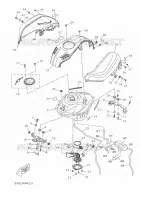 BENZINE TANK voor Yamaha YZF-R125 2022