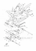 ACHTERBRUG voor Yamaha TRACER 7 A2 35KW 2022