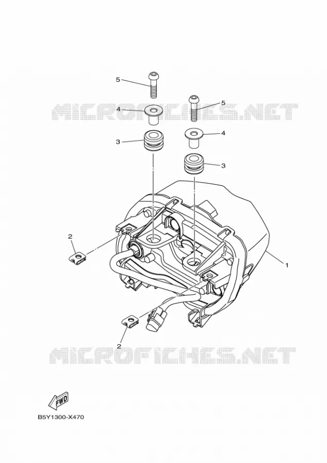 ACHTERLICHT Yamaha MOTO 1000 2022 MT  MTN1000