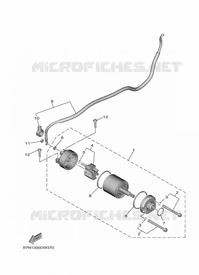 STARTMOTOR Yamaha MOTO 900 2022 MT  MTN890