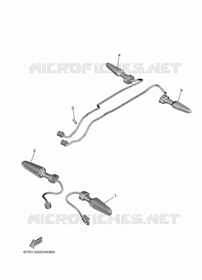 KNIPPERLICHT Yamaha MOTO 900 2022 MT  MTN890