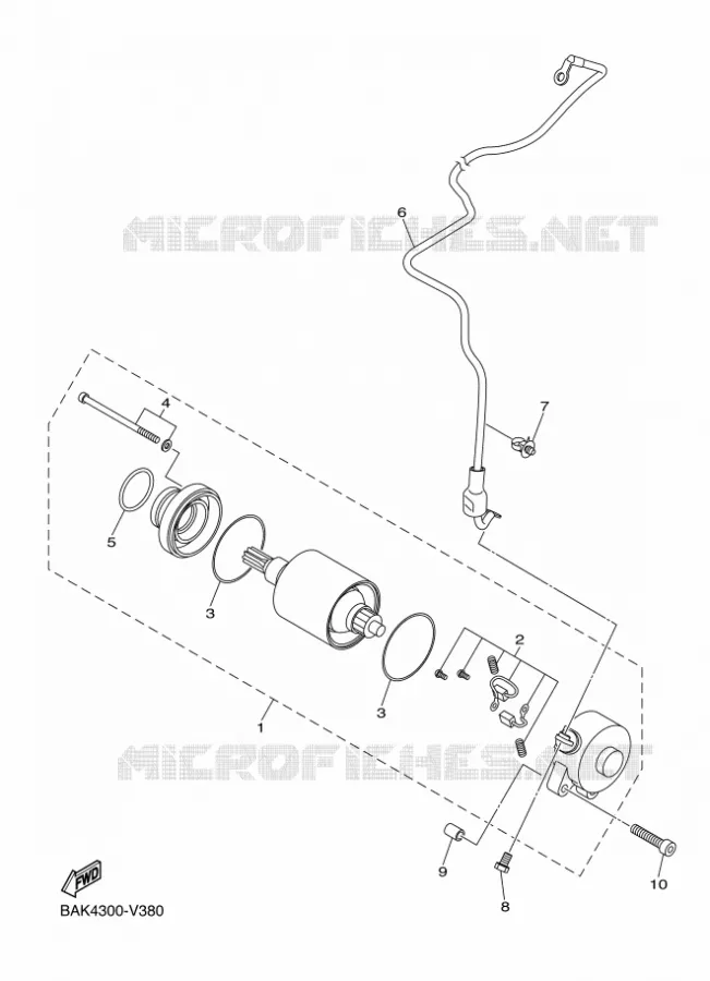 STARTMOTOR Yamaha MOTO 250 2022 WRF  WR250F