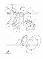 REMKLAUW ACHTER voor Yamaha MT-07 2022