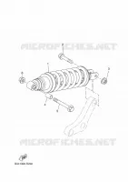 ACHTER SCHOKBREKER voor Yamaha XSR 700 2022