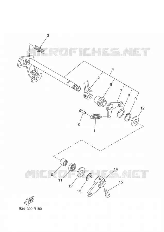 SCHAKEL STANG / PEDAAL Yamaha MOTO 700 2022 TENERE  XTZ690