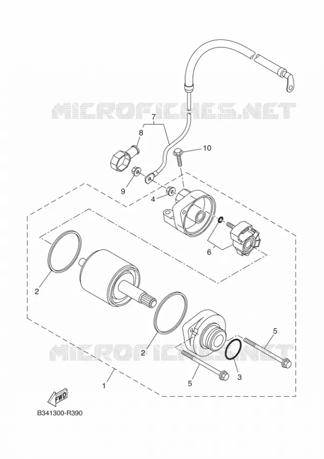 STARTMOTOR Yamaha MOTO 700 2022 TENERE  XTZ690