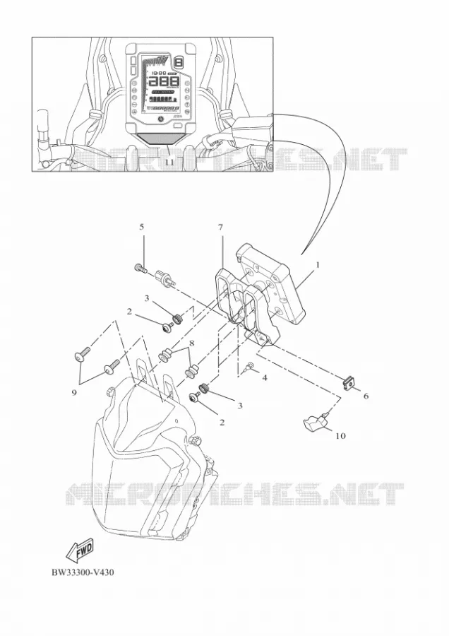 TELLERSET Yamaha MOTO 700 2022 TENERE  XTZ690D-B