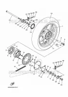 ACHTERWIEL voor Yamaha MT-03 2022