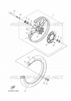 VOORWIEL voor Yamaha YZ 250 X 2022