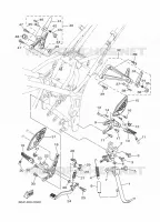 STANDAARD / VOETSTEUN voor Yamaha MT-25 2022