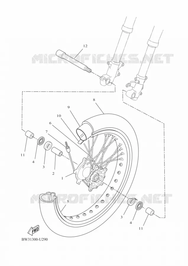 VOORWIEL Yamaha MOTO 700 2022 TENERE  XTZ690D