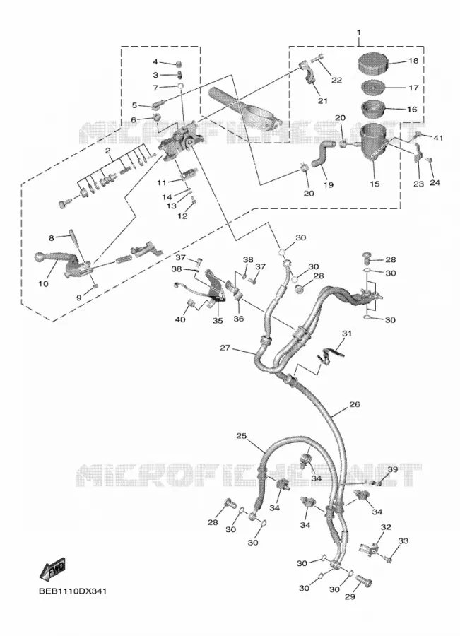 REMPOMP VOOR Yamaha MOTO 700 2022 R7  YZF690