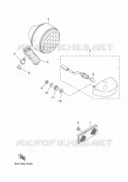 ACHTERLICHT voor Yamaha XSR 700 XTribute A2 35KW 2022