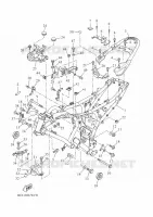 FRAME voor Yamaha XSR 700 XTribute A2 35KW 2022