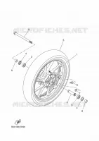 VOORWIEL voor Yamaha XSR 700 XTribute A2 35KW 2022