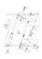 VOORVORK voor Yamaha XSR 700 A2 35KW 2022