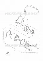 STARTMOTOR voor Yamaha XSR 700 A2 35KW 2022