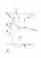 STUUR / KABEL voor Yamaha XSR 700 A2 35KW 2022