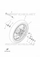 VOORWIEL voor Yamaha XSR 700 A2 35KW 2022