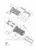 CILINDERKOP voor Yamaha MT-09 A2 35KW 2022