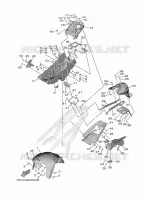 SPATBORD voor Yamaha MT-09 A2 35KW 2022