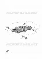 ACHTER SCHOKBREKER voor Yamaha MT-09 A2 35KW 2022