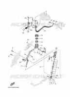 REMPOMP ACHTER voor Yamaha MT-09 A2 35KW 2022