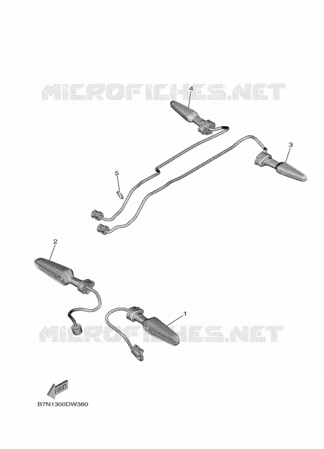 KNIPPERLICHT Yamaha MOTO 900 2022 MT  MTN890-U
