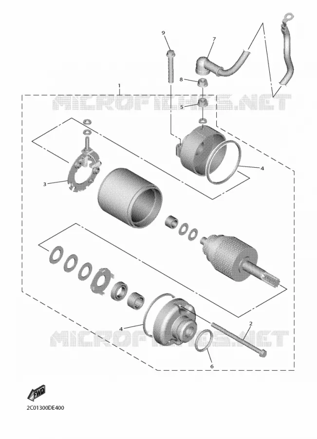 STARTMOTOR Yamaha MOTO 600 2022 R6  YZF600W