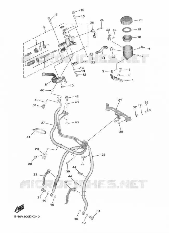 REMPOMP VOOR Yamaha MOTO 600 2022 R6  YZF600W