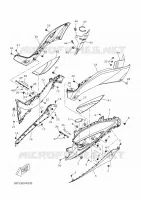 STANDAARD / VOETSTEUN 2 voor Yamaha XMAX 125 TECH MAX 2022