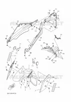 SPATBORD voor Yamaha XMAX 125 TECH MAX 2022