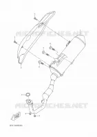 UITLAAT voor Yamaha XMAX 125 TECH MAX 2022