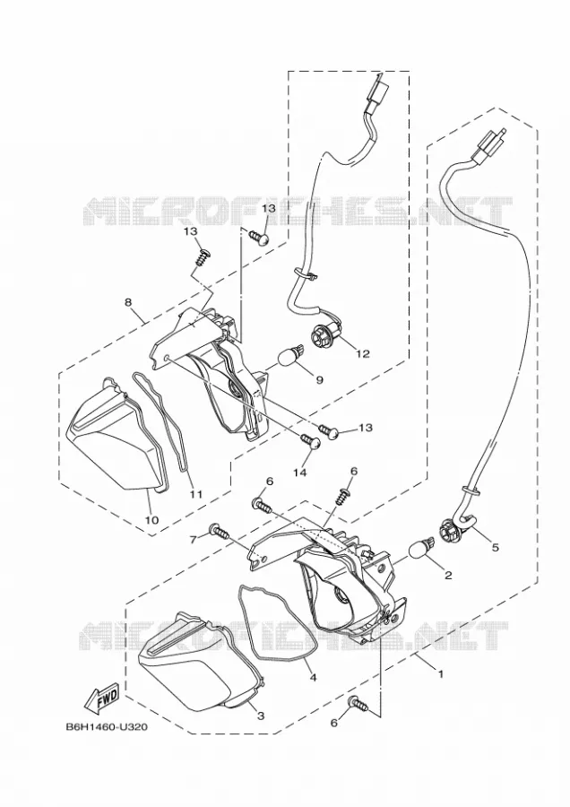 KNIPPERLICHT 1 Yamaha SCOOTER 125 2022 NMAX  GPD125-A