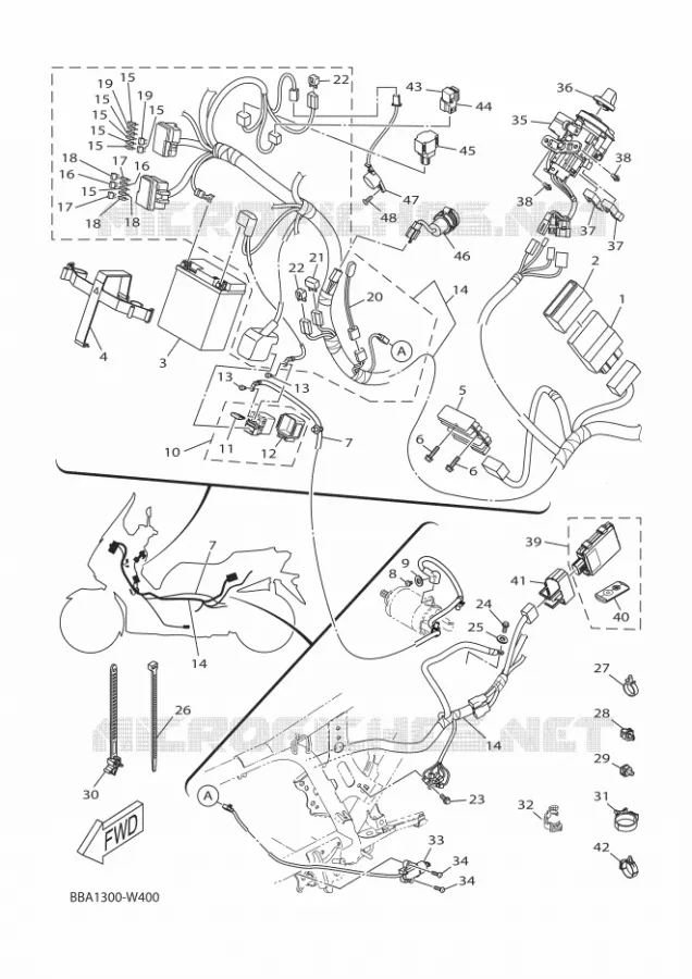 ELECTRISCH 1 Yamaha SCOOTER 300 2022 XMAX  CZD300-A